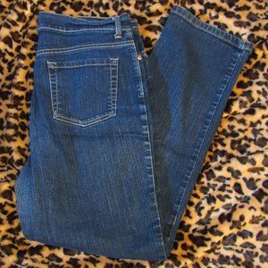 GV Size 12 Dark Wash Zip Fly 5 Pocket Stretch Jeans